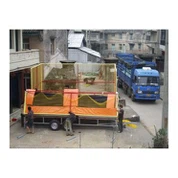 Úti Trampoline með Trailer